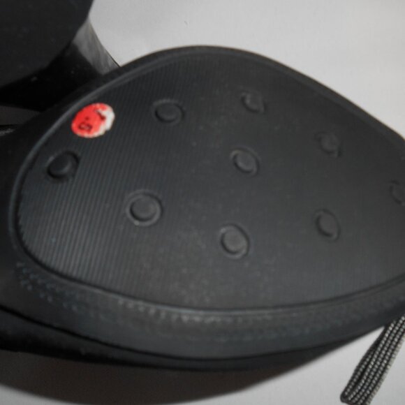 LIFESTRIDE BLACK SUEDE OPEN TOE HIGH HEEL SHOE SIZE 7.5 - Picture 7 of 7